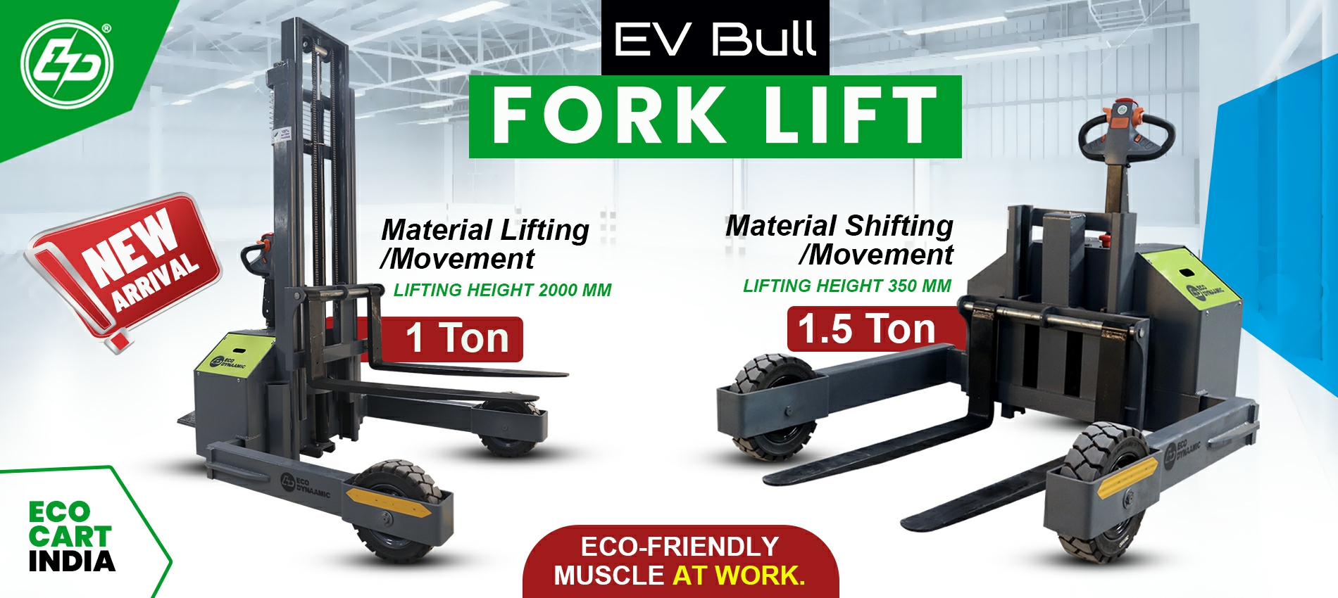 EV Bull Fork Lift